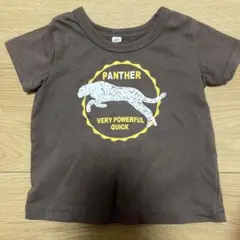 パンサー プリント Tシャツ 80
