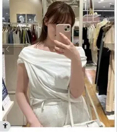 新品　mystic オフショルフレンチtシャツ　♡