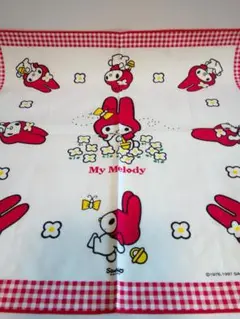 未使用　My Melody 　大判クロス　 1997年製　約43×43㎝