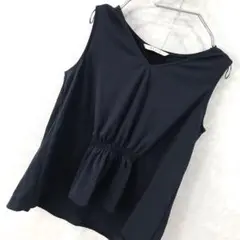 stola ストラ ノースリーブ 極美品 ネイビー 38