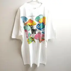 新品 90s クリバン キャット Tシャツ クレイジーシャツ ハワイ タグ付 L