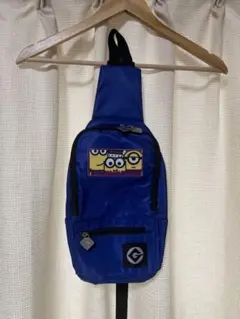 【再値下げ】ミニオンズ minions ボディバッグ 青 子供用