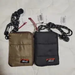 NANGA コインケース 2色セット コヨーテ・ブラック