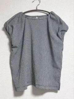 【匿名配送】美品　coca パフスーリブブラウス　チェック