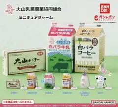 大山乳業 ミニチュアチャーム ガチャ 全6種フルコンプリートセット①
