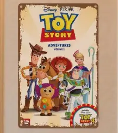 10-81 ブリキ看板　アメリカン雑貨　インテリア　トイストーリー　ディズニー