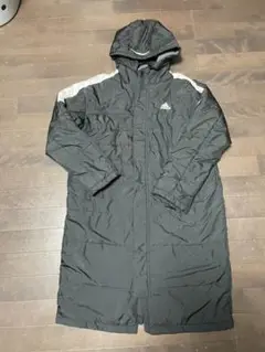 【adidas】ベンチコート(J160)ブラック