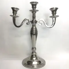 燭台 キャンドルホルダー　キャンドルスタンド シルバー