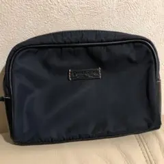 美品ダニエル&ボブ ポーチ ネイビー
