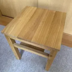 無印良品　木製サイドテーブル　ベンチ