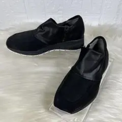 fitfit フィットフィット インステップスニーカー ブラック 22.5㎝