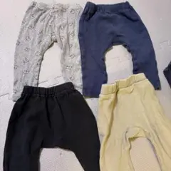 子供服 男の子 薄手長ズボン 80 90 8着 まとめ売り 記名あり