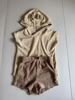 H&M セットアップ くま 半袖 ズボン ベビー 夏服 80 短パン 秋服