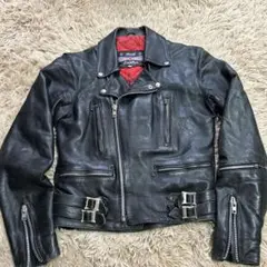 KING MOB 666 英国製 ダブルライダース レザー 牛革 ネイビー 2025年最新】king mob ライダースの人気アイテム - メルカリ