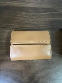 MIC 本革 三つ折り財布 ナチュラル