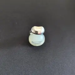 シルバー ビ―ンズ型リング
