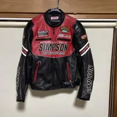 シンプソン ジャケット 合皮
