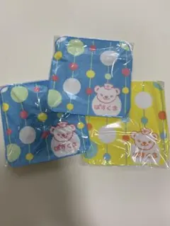 ぽすくま　ハンドタオル　3枚セット