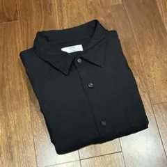 【XL・黒】UNIQLO プレミアムリネンシャツ メンズ