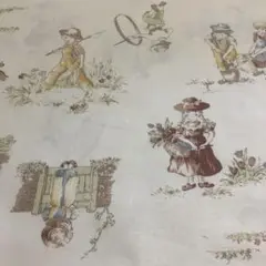 YUWAオリジナル布　アンティークワールド　ベージュ