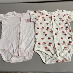 西松屋　半袖　ロンパース　70サイズ　２枚セット