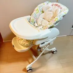 【直接引き取り限定】Combi ハイローチェア 手動 ホワイト Disney