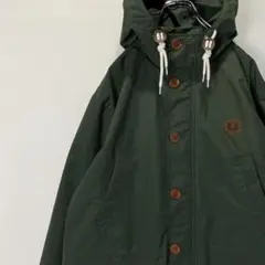 フレッドペリー モッズコート ワンポイントロゴ ジャケット 古着 L フーディー