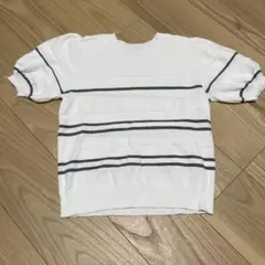 プロポーション　半袖　サマーニット