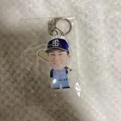 埼玉西武ライオンズ デカフェイスキーホルダー　渡部聖弥②