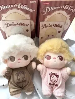 dimoo world crush on coffee ぬいぐるみキーチェーン