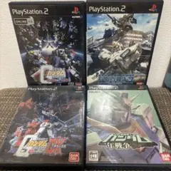 【動作確認済】PS2 ガンダムVS Zガンダム 他ガンダム3種の4本セット