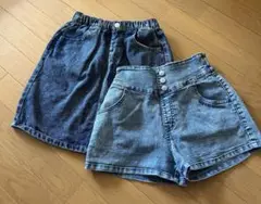 150cm 2点セット ショートパンツ