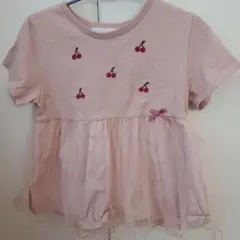 WILLMERY さくらんぼチュールTシャツ