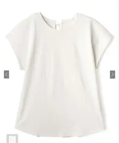 grl バックリボンノースリーブラウンドヘムTシャツ[iz368]