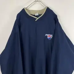 USA古着 ペプシ pepsi ナイロンプルオーバー ナイロンジャケット 刺繍