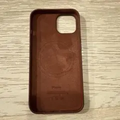 iPhone用ブラウンレザーケース