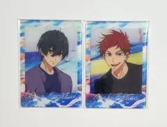 【匿名配送】Free! 桐嶋郁弥 椎名旭 チェキ風クリアカード ノーマル ②