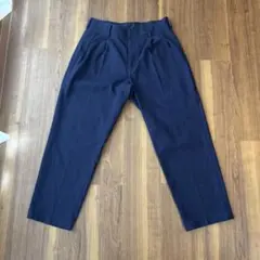 UNITED ARROWS ネイビー スラックス パンツ