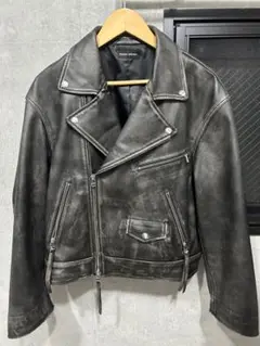 MAISON SPECIAL Leather Riders Jacket 36