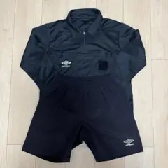 Umbro レフリーウェア 長袖シャツ ショーツセット