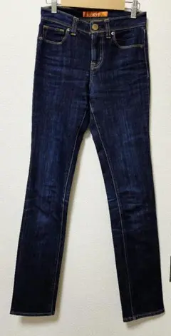 【SALE】UNIQLO スキニー ストレートジーンズ ネイビー 23inch