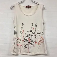 397 MaxMara Studio 花柄タンクトップ Sサイズ