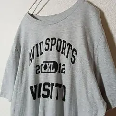 古着 CANVAS AVID SPORTS VARSITY Tシャツ XL