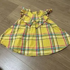 チェック柄ノースリーブワンピース　breeze