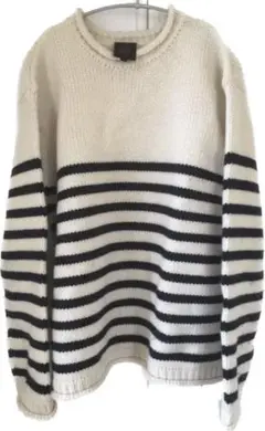 ジャンポールゴルチエ gaultier マリンボーダー ケーブルニット 40
