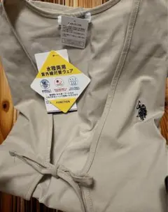 【新品】U.S. POLO ASSN. ノーカラージャケット LL ベージュ