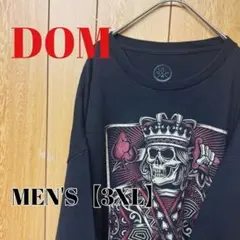 TS165【US輸入】DOM　半袖Tシャツ【メンズ3XL】ブラック
