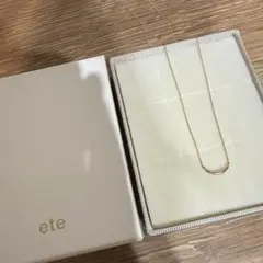 ete エテ ネックレス K10YG ネックレス「レイヤー」ムーン
