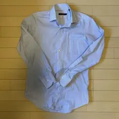 THE SUIT COMPANY ワイシャツ 青白ストライプ