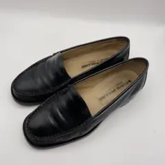 STUDIO POLLINI ブラックレザー ローファー